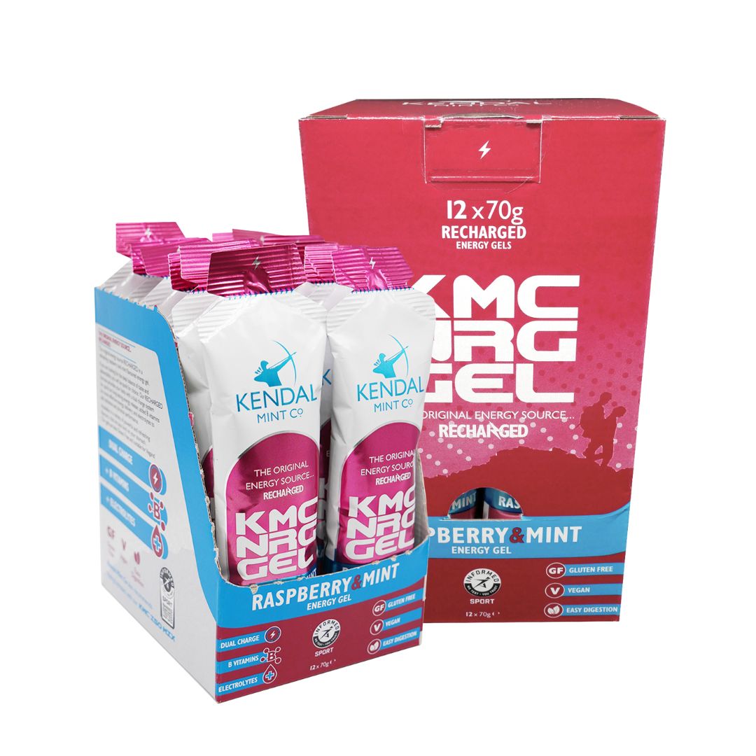 KMC NRG GEL Raspberry & Mint Energy Gel 70g-6