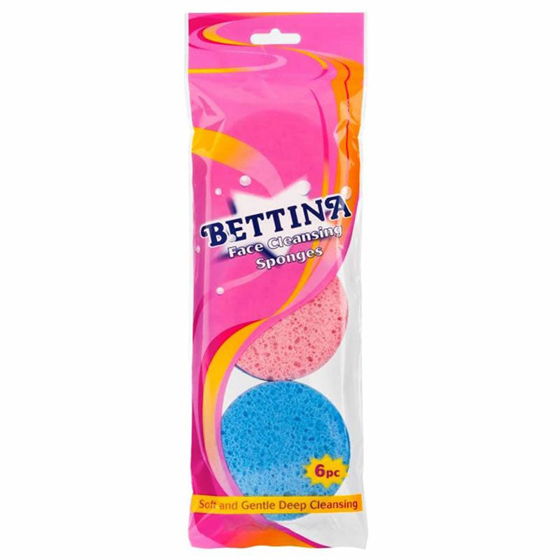 Bettina Face Cleansing Sponges 6 Pack-1