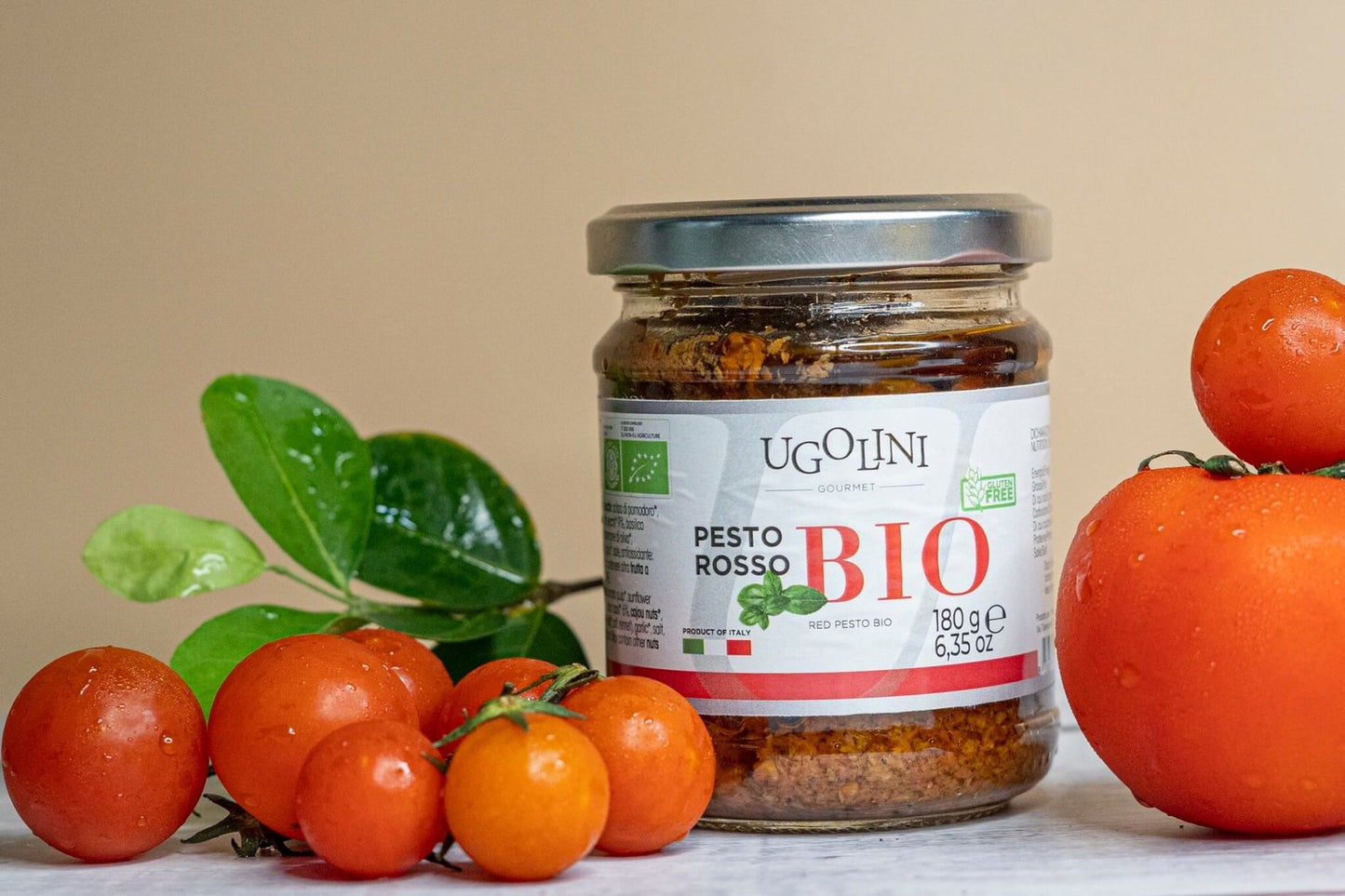 Pesto rosso bio senza glutine 180 gr-6