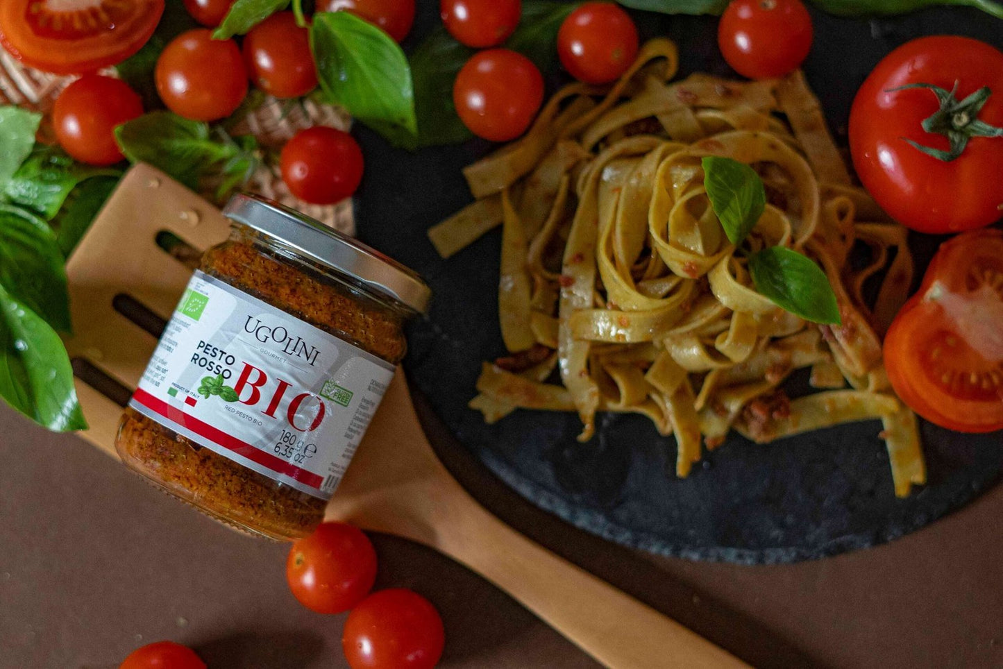 Pesto rosso bio senza glutine 180 gr-8