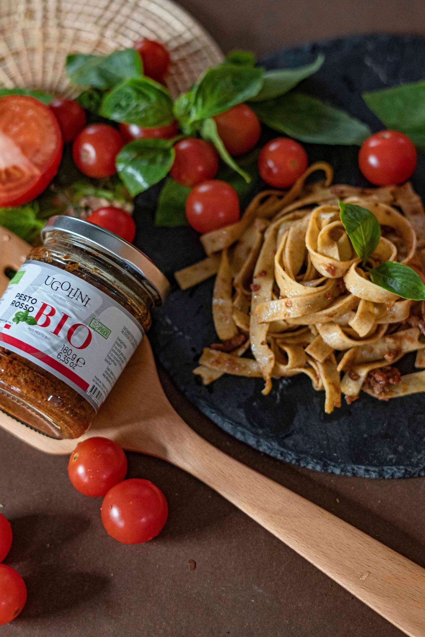 Pesto rosso bio senza glutine 180 gr-9