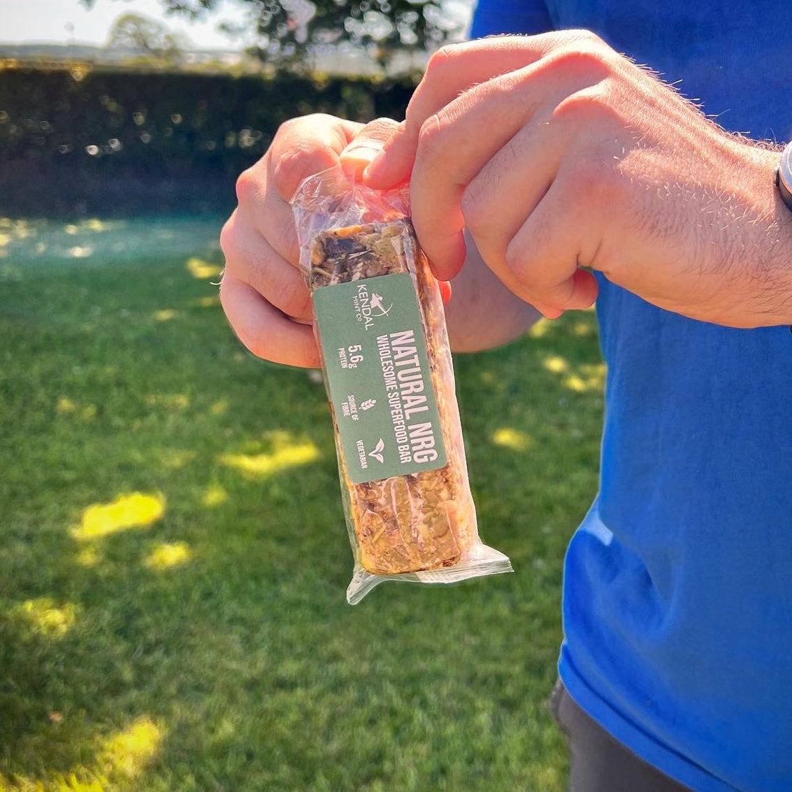 Natural NRG: Rolled Oat Flapjack Energy Bar (Vegan)-1