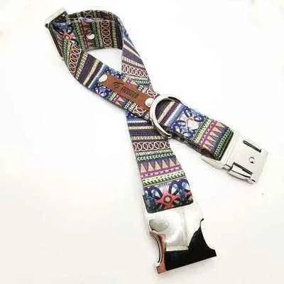 Designer Dog Collar with Free Personalisation & Adjustable Size-9