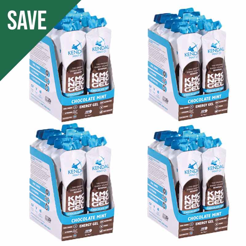 KMC NRG GEL Chocolate Mint Flavour Bundle L (48x70g Gels)-2