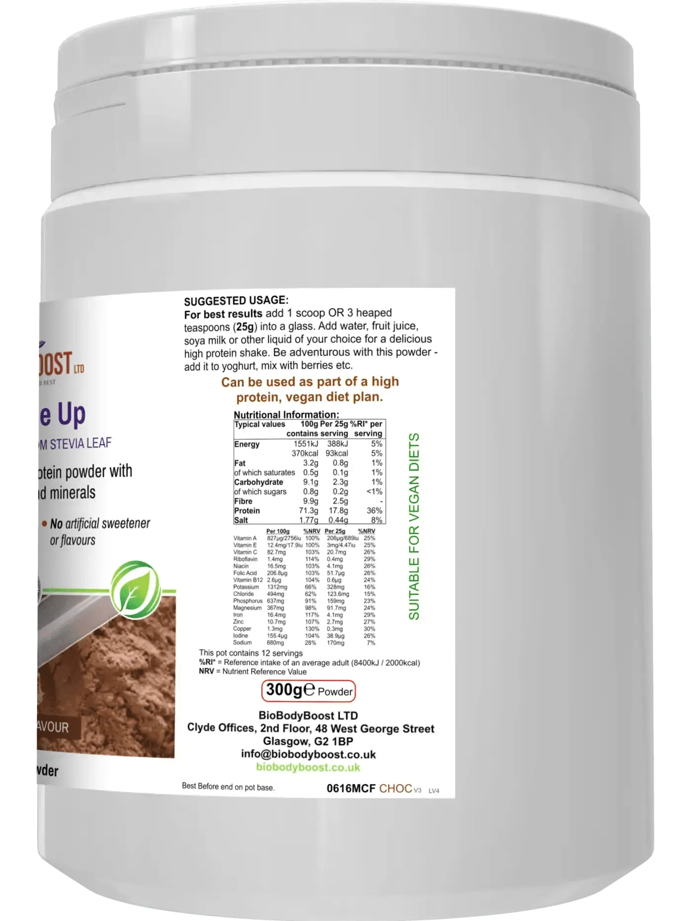 Shake Me Up (Chocolate )- Vegan Meal Shake-1