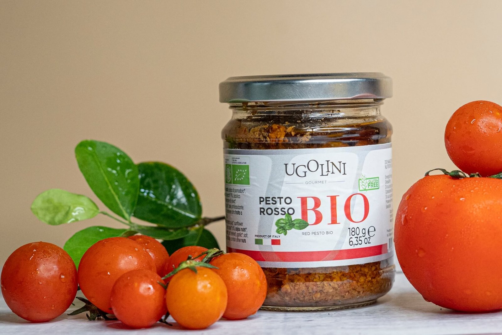 Pesto rosso bio senza glutine 180 gr-6