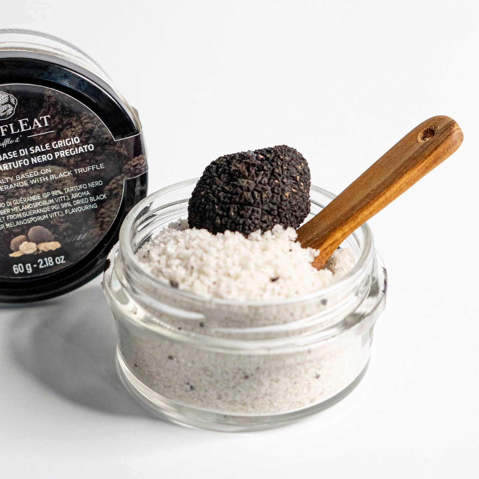 Sale grigio di Guérande e tartufo nero 60 gr-0