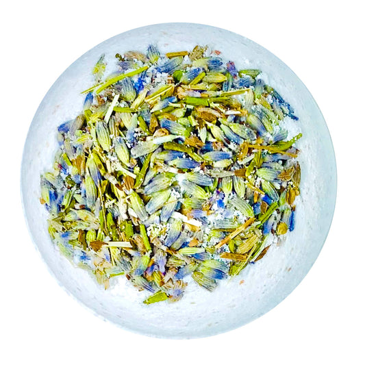 Therapeutic Bath Bomb - Lavender & Mandarin Essential Oils-0