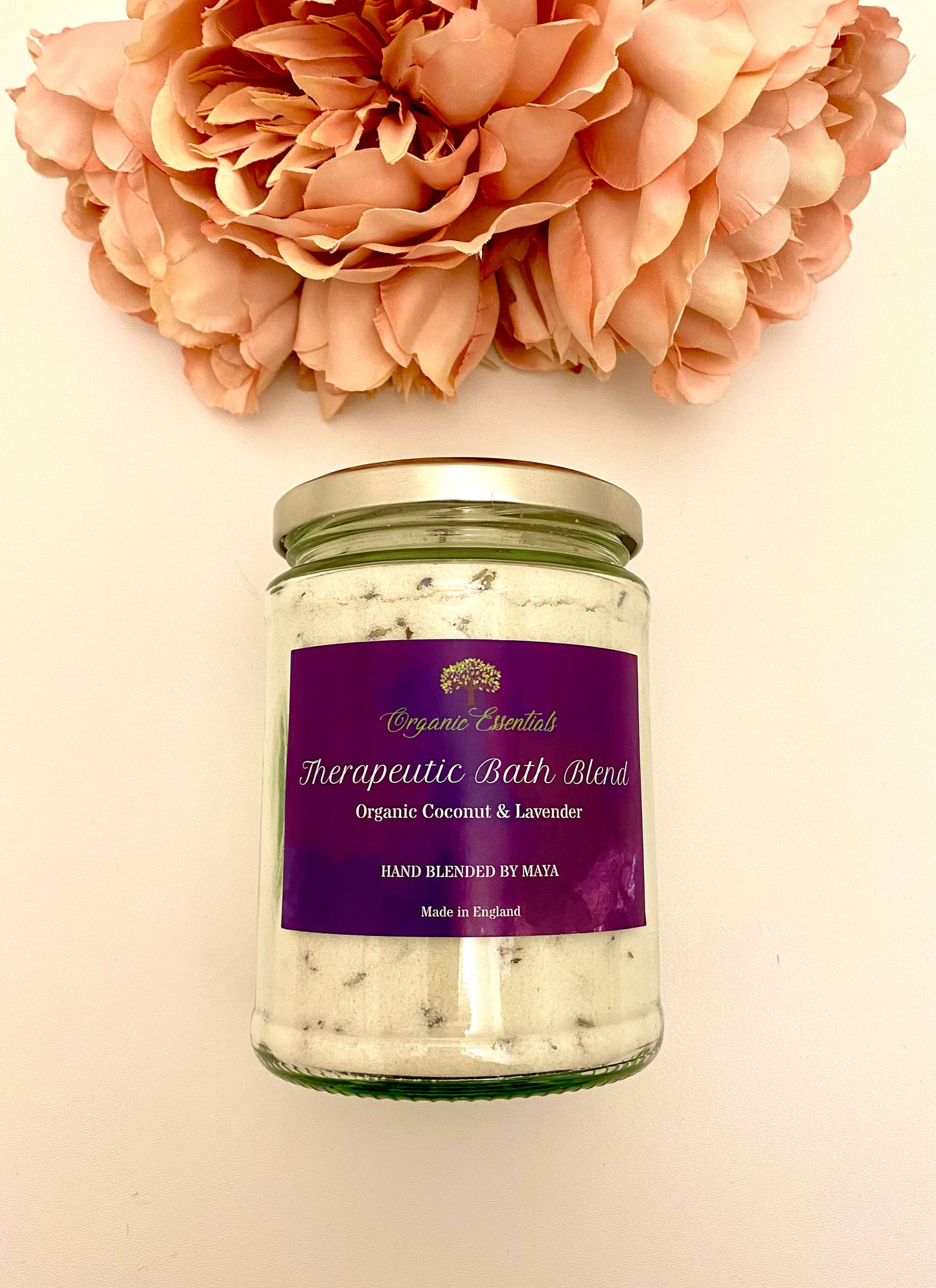 Luxury Bath Blend with Organic Coconut & Lavender Essential Oils-0