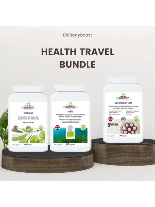 Biobodyboost Health & Wellness Travel Pack - Portable Food Supplement Bundle-0