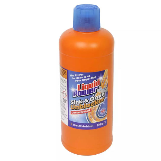 Liquid Power Sink & Drain Unblocker 1 Litre-0