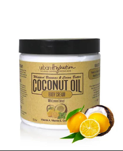 Urban Hydration - Lemon Extract Whipped Coconut Oil Body Cream 450ml-0